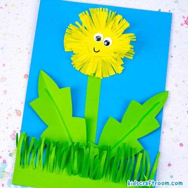 Scissor Skills Dandelion Craft