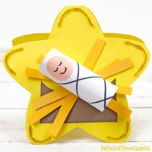 Christmas Card Baby Jesus Craft