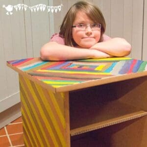 We've been trying out The Cardboard Man's innovative range of children's cardboard furniture. Made from recycled, water-resistant cardboard, their kids' flatpack furniture kits can be constructed and customised by children!