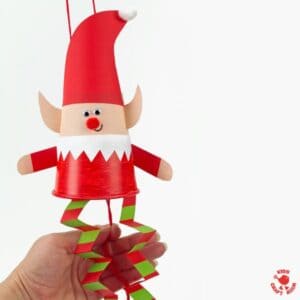 STEM Jumping Elf Puppets