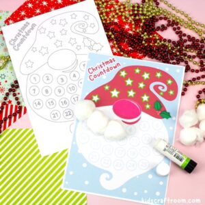 Christmas Gnome Advent Calendar For Kids