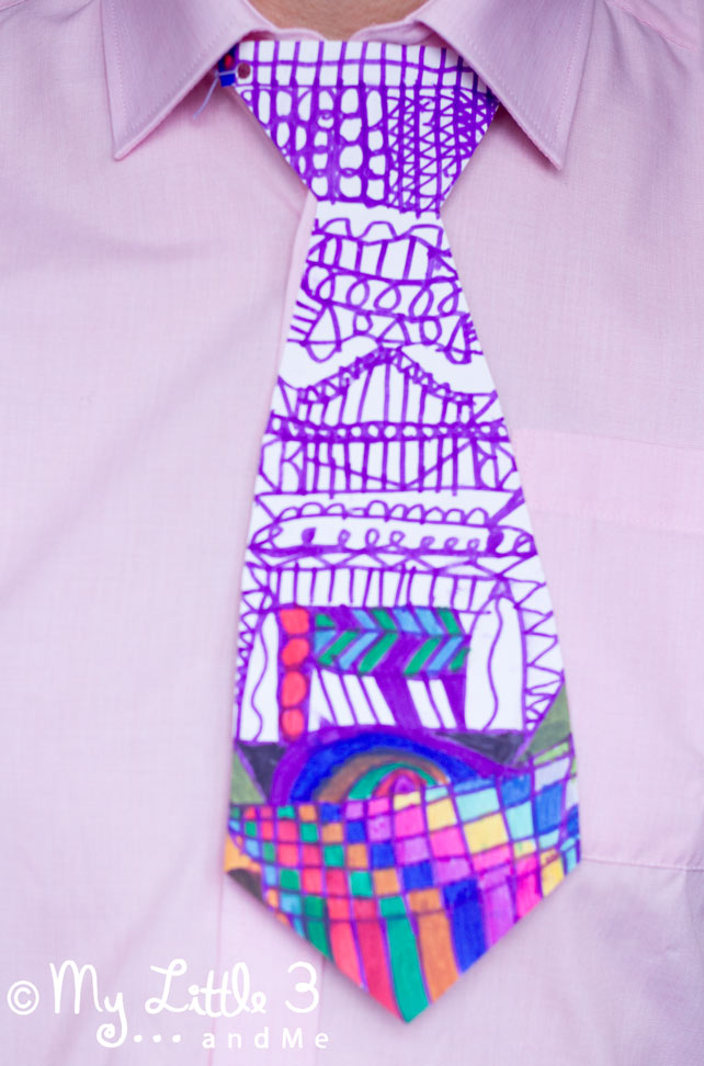 Father's Day Craft - Personalised Necktie