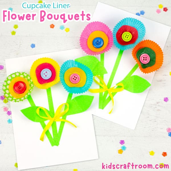 Cupcake Liner Flowers