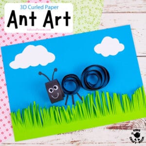 Curled Paper Ant Craft