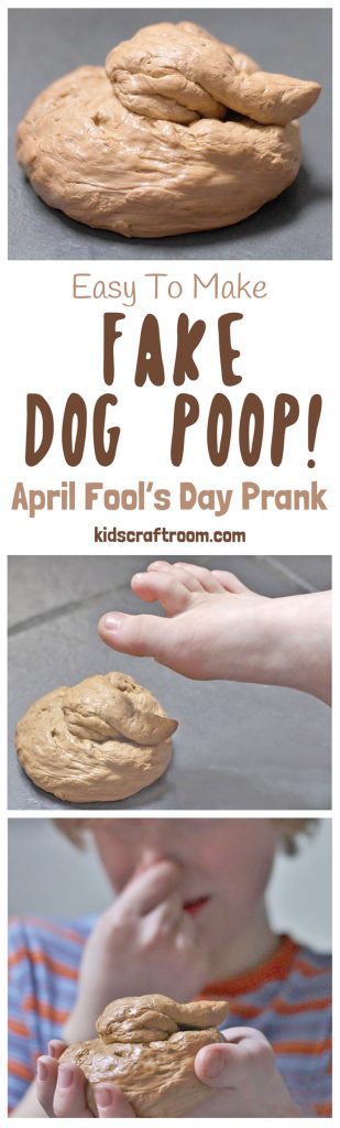 FAKE DOG POOP PRANK! Kids will love making this Fake Dog Poop! Such great fun for pranks and April Fool's Day! #aprilfool #aprilfoolsday #aprilfoolsdayprank #aprilfoolsprank #prank #joke #aprilfoolsjoke #aprilfoolsdayjoke #fauxpoop #fakepoop #trick #jest #poo #poop #dogpoop #dogdirt #kidsactivities #kidscraftroom