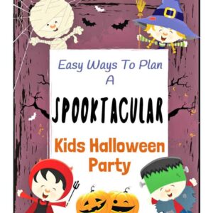 EASY KIDS HALLOWEEN PARTY - How To Throw a Spooktacular Kids Halloween Party. Here's all you need in one place to plan your awesome party including Halloween food, decorations and party games. Think minimum stress, preparation, budget and maximum fun!