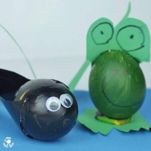 Egg Decorating - Make a tadpole and frog ponds scene.jpg