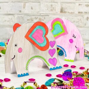 Valentine Elephant Craft