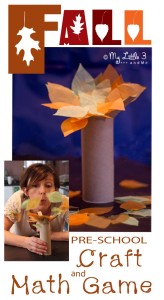 Fall Craft and Math Game