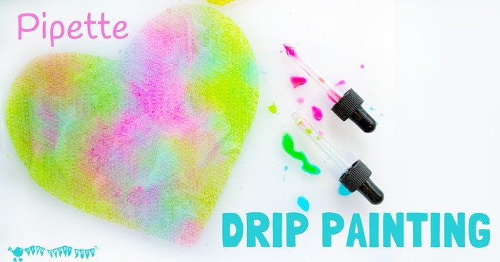 PIPETTE DRIP PAINTING HEARTS is a fun open ended process art for kids that develops fine motor skills, and explores colour mixing and pattern making. #valentine #valentinesday #valentinesdaycraft #valentinecraft #valentinescrafts #valentinecrafts #valentinesdayforkids #heart #love #kidsart #processart #painting #paintingideas #kidspainting #paintingforkids #motorskills #finemotorskills #kidsactivities #kidscrafts #kidscrafttroom