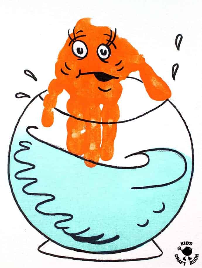 CAT IN THE HAT HANDPRINT CRAFTS - Are you a Cat In The Hat fan? These Dr Seuss handprint crafts are super fun! Print them on a canvas for the wall or add a popsicle stick to turn them into puppets! Great for World Book Day and Dr Seuss' birthday celebrations. #WorldBookDay #DrSeuss #CatInTheHat #KidsCrafts #handprintcrafts #handprintart #bookcrafts #kidsliterature #KidsArt #craftsforkids #thecatinthehat #kidsbooks #bookart #bookcrafts #kidscraftroom #handprint #painting