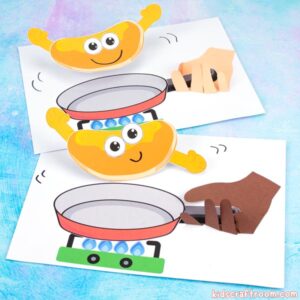 3D Pancake Day Craft - Flip A Pancake Fun For Kids!