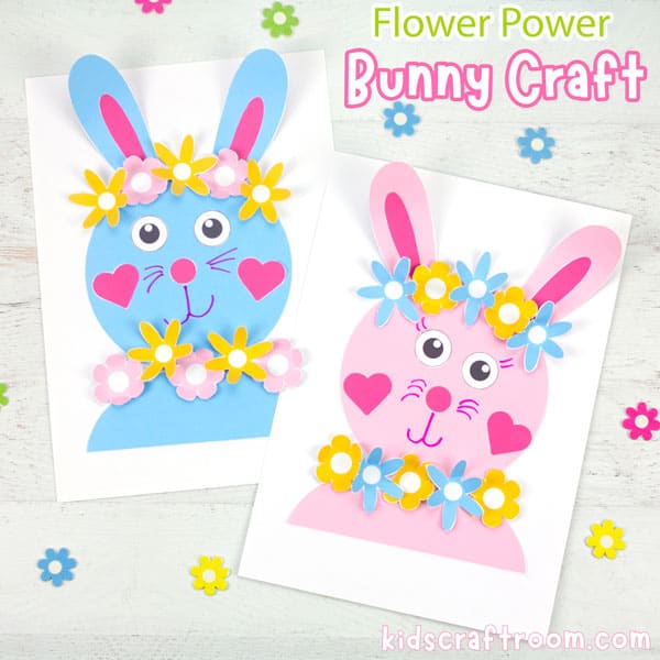 Flower Power Bunny Craft