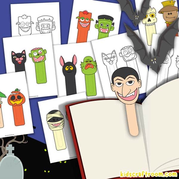 Spooky Free Printable Halloween Bookmarks For Kids