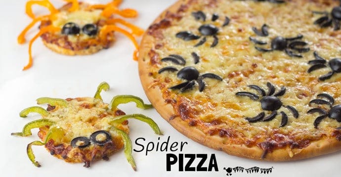 This Halloween spider pizza recipe is perfect for some spook-tastic Halloween fun. A great Halloween food idea that's sure to make you shudder!