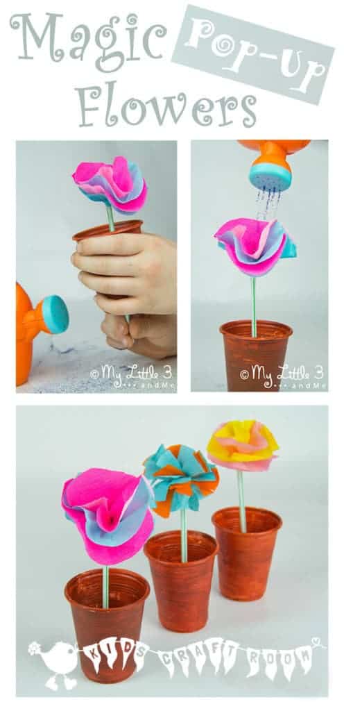 Magic Pop Up Flowers, an interactive Mary Mary Quite Contrary Nursery Rhyme Craft
