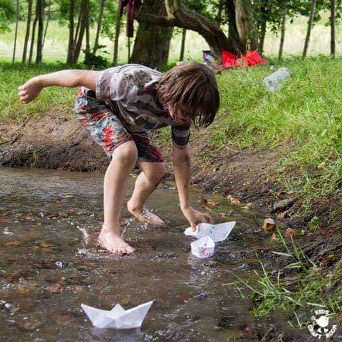 How to make a paper boat that really floats - easy video tutorial