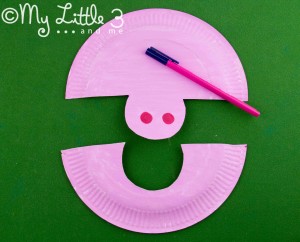 stage 3 paper plate pig mask