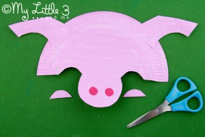 stage 7 paper plate pig mask