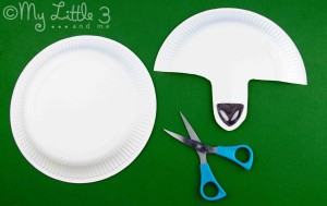 Step 1 paper plate lamb and sheep masks