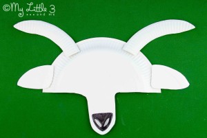 step 4 paper plate lamb and sheep masks