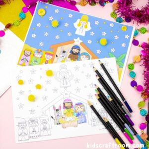 Nativity Advent Calendar For Kids
