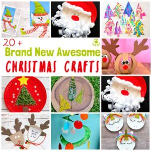Bored of the same old Christmas craft ideas? Here's 20+ AWESOME BRAND NEW CHRISTMAS CRAFTS not to be missed! Grab the kids for a fun and festive craft time. #Christmas #christmascrafts #christmascraftideas #christmascraftsforkids #kidscrafts #christmasideas #christmasideasforkids #christmasart #christmasartideas #craftideas #kidscraftroom #festivecrafts #seasonalcrafts