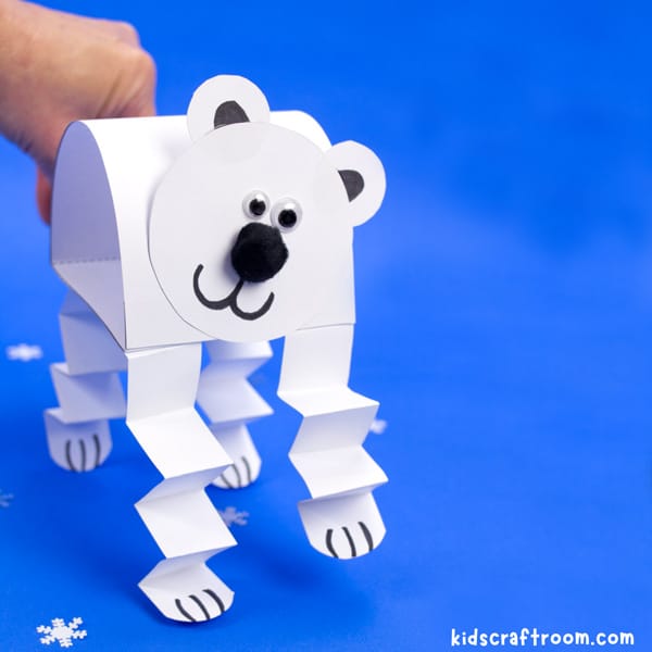 Polar Bear Puppet Craft