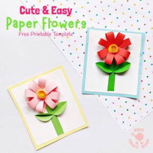 Easy Paper Flower Craft