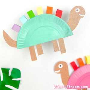 Easy Paper Plate Dinosaur Craft For Kids To Make