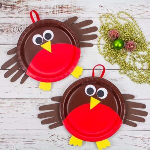 Paper Plate Robin Craft