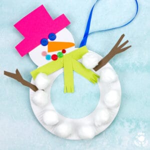 Snowman Wreath