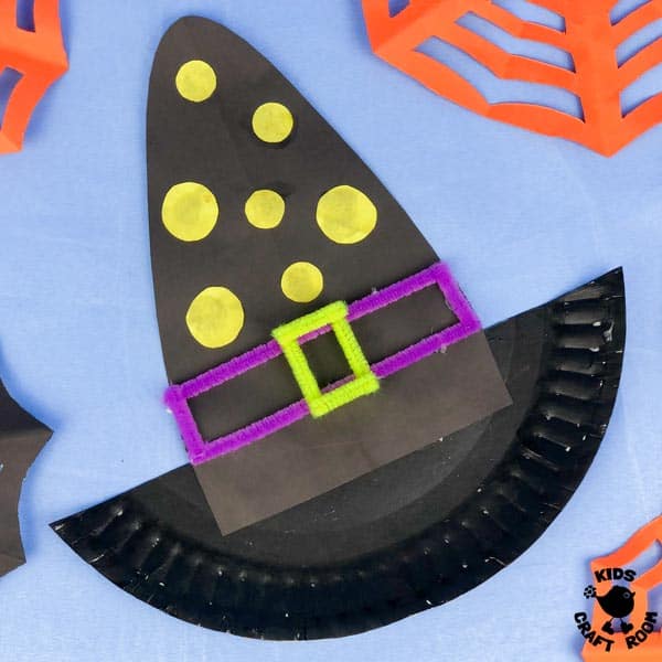 Paper Plate Witch Hat