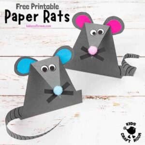 Easy Paper Mouse Craft