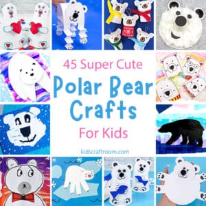 47 Cute Polar Bear Crafts For Kids To Make This Winter