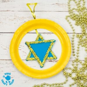 Pretty Star of David Suncatcher craft pin 2.