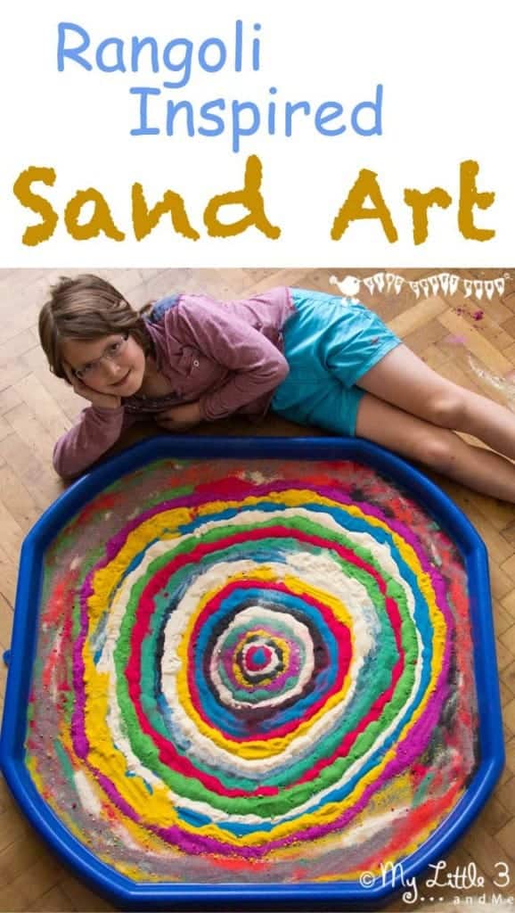 I hope this post will get you itching to try some sand art with your children. This has got to be my all time favourite activity so far! Rangoli inspired sand art was such a great avenue to explore transitory and collaborative art and for the children to experiment and develop confidence in their own artistic abilities. Take a peek...I think you'll love, love, love!