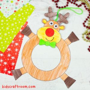 Reindeer Wreath Craft