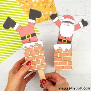 Santa Stuck In The Chimney Craft