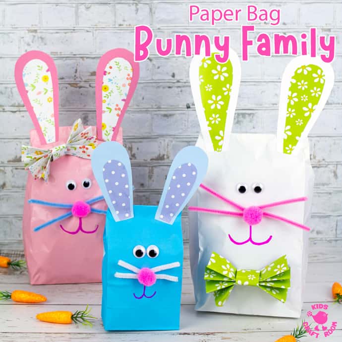 Stuffed Paper Bag Bunny Craft