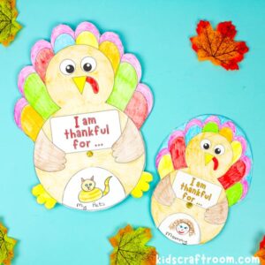 I am Thankful Turkey Spinners