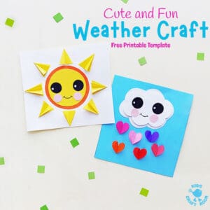 Cute and Fun Paper Weather Crafts