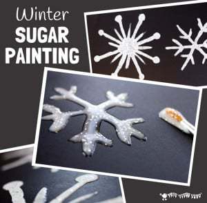 WINTER ART SUGAR PAINTING